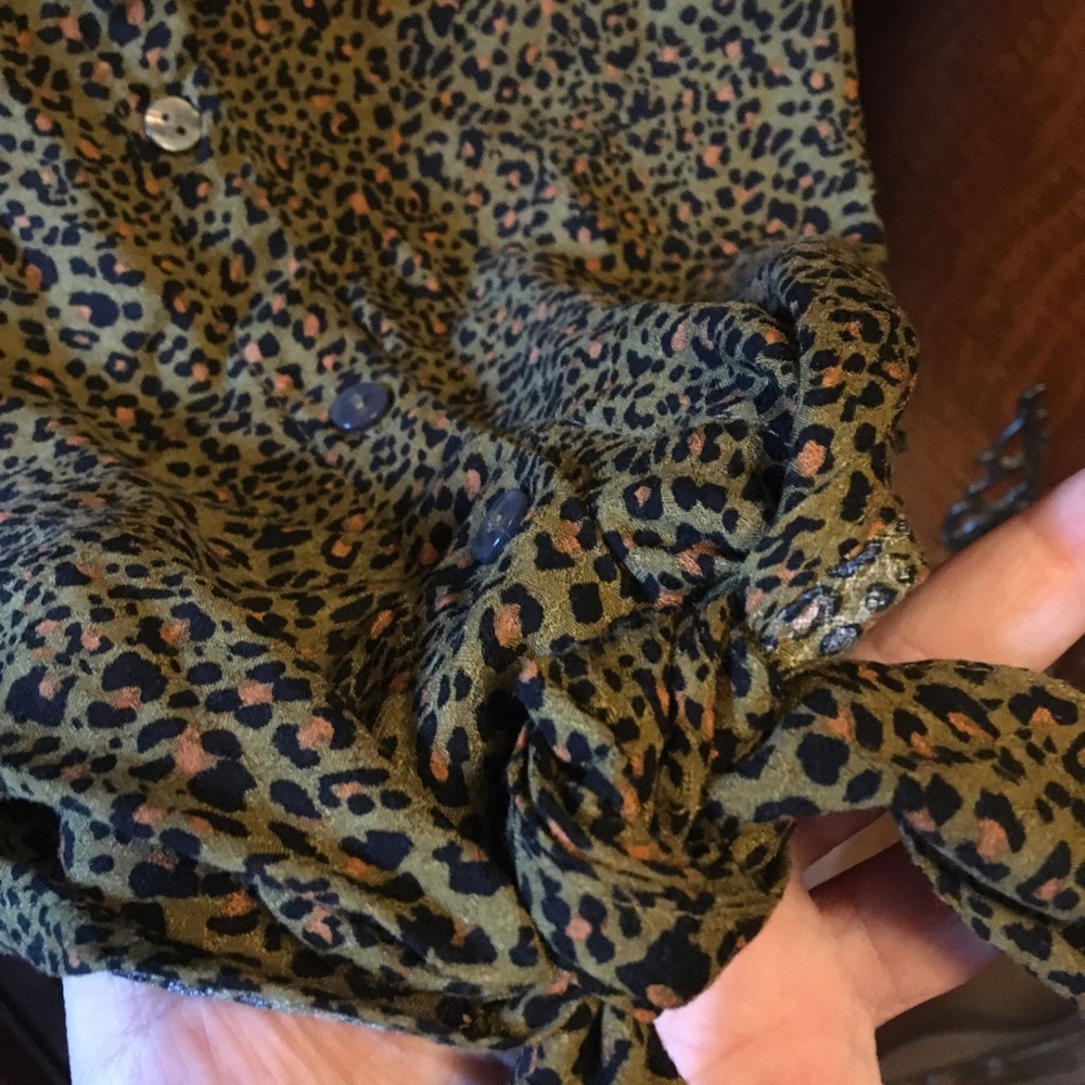 Leopard Print Button Down - image 6